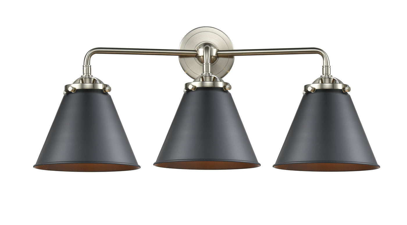 Nouveau Bath Vanity Light Cast Brass Steel