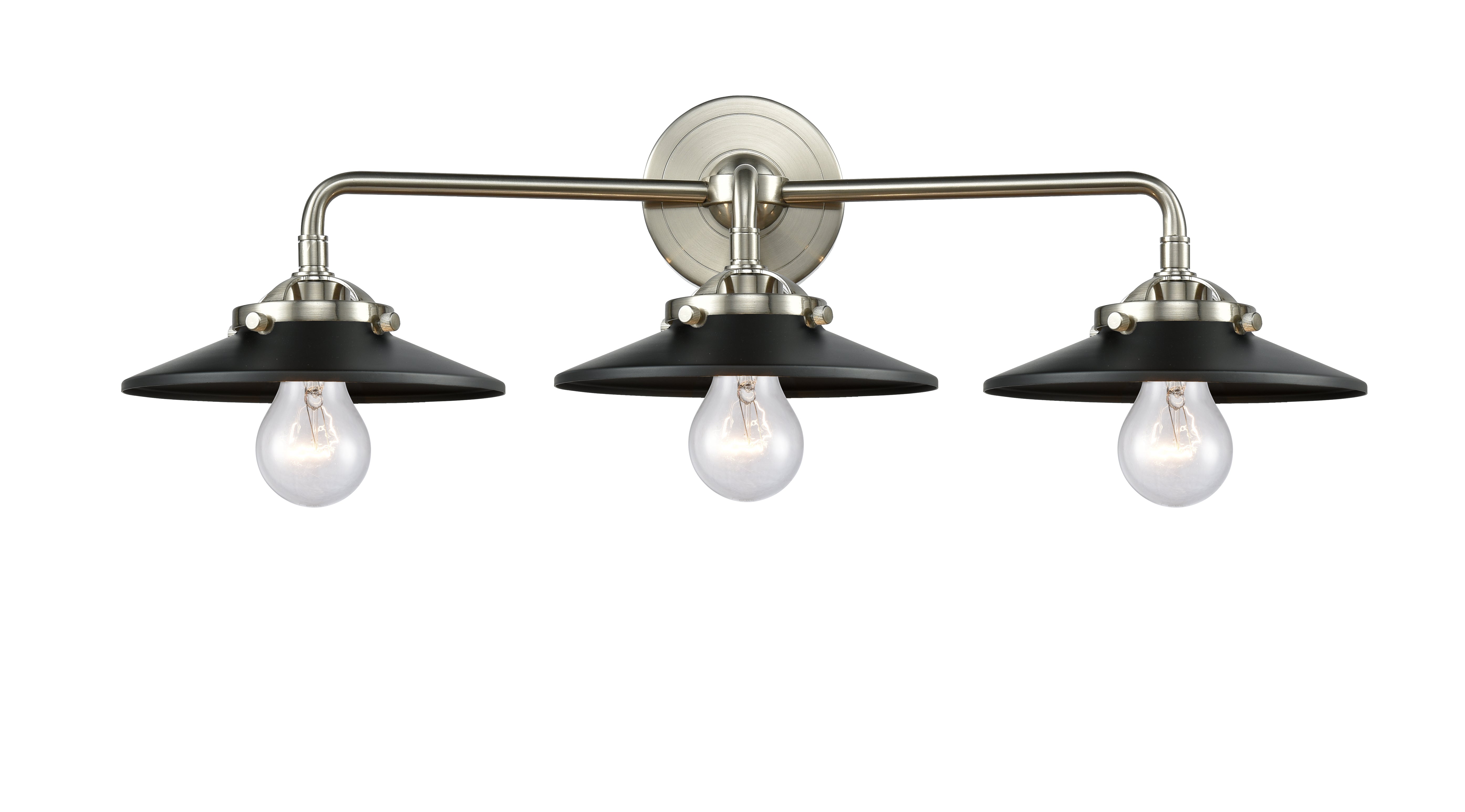Nouveau Bath Vanity Light Cast Brass 26 Inch