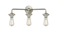 Nouveau Bath Vanity Light Cast Brass Glass