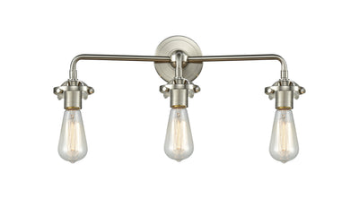 Nouveau Bath Vanity Light Cast Brass Glass