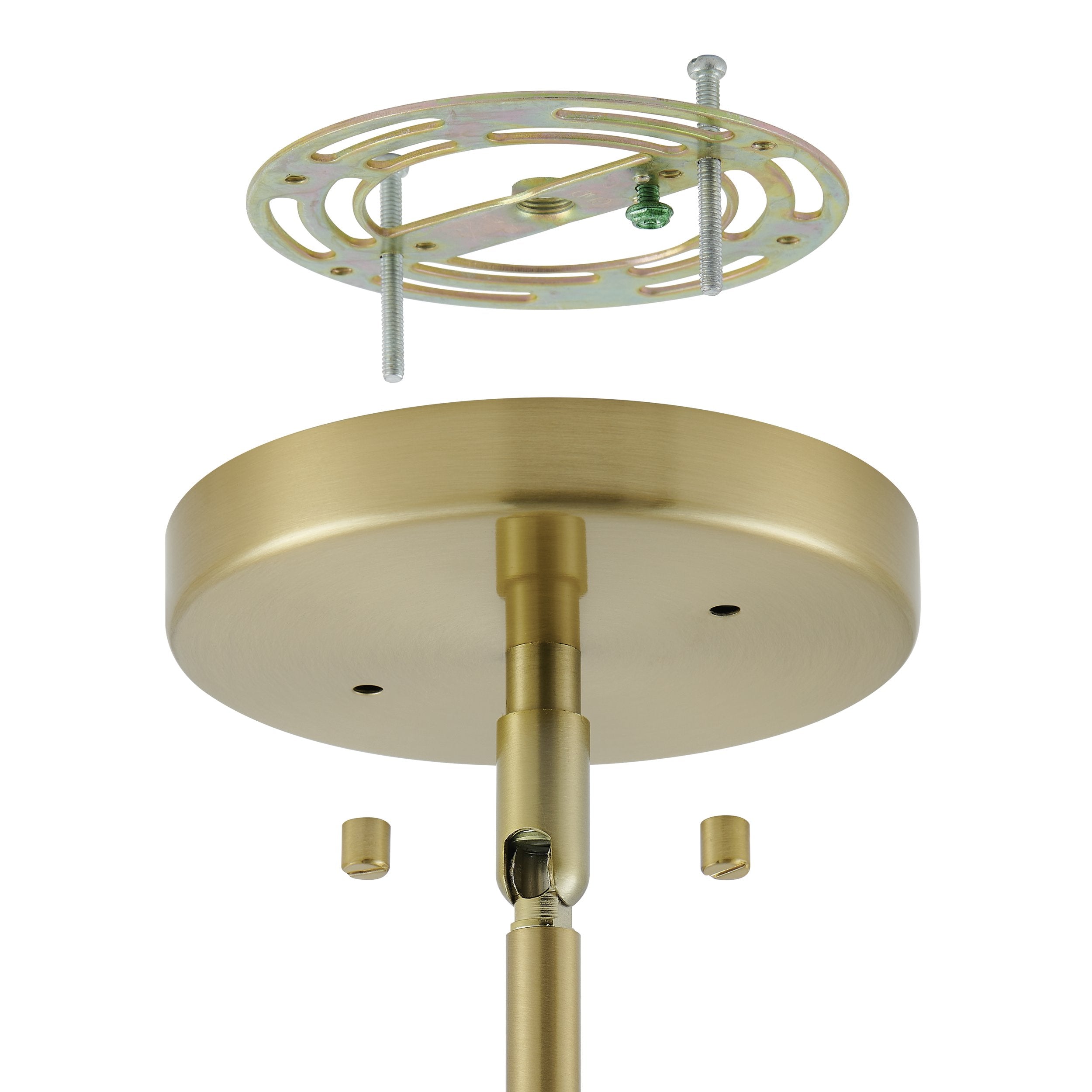 Florian 36-inch 8-light Brushed Gold and Clear Glass Chandelier