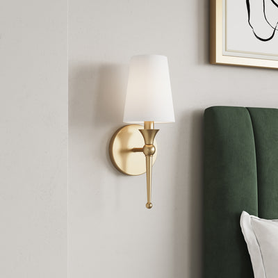 5''  Vintage Brass 1 Light Wall Sconce