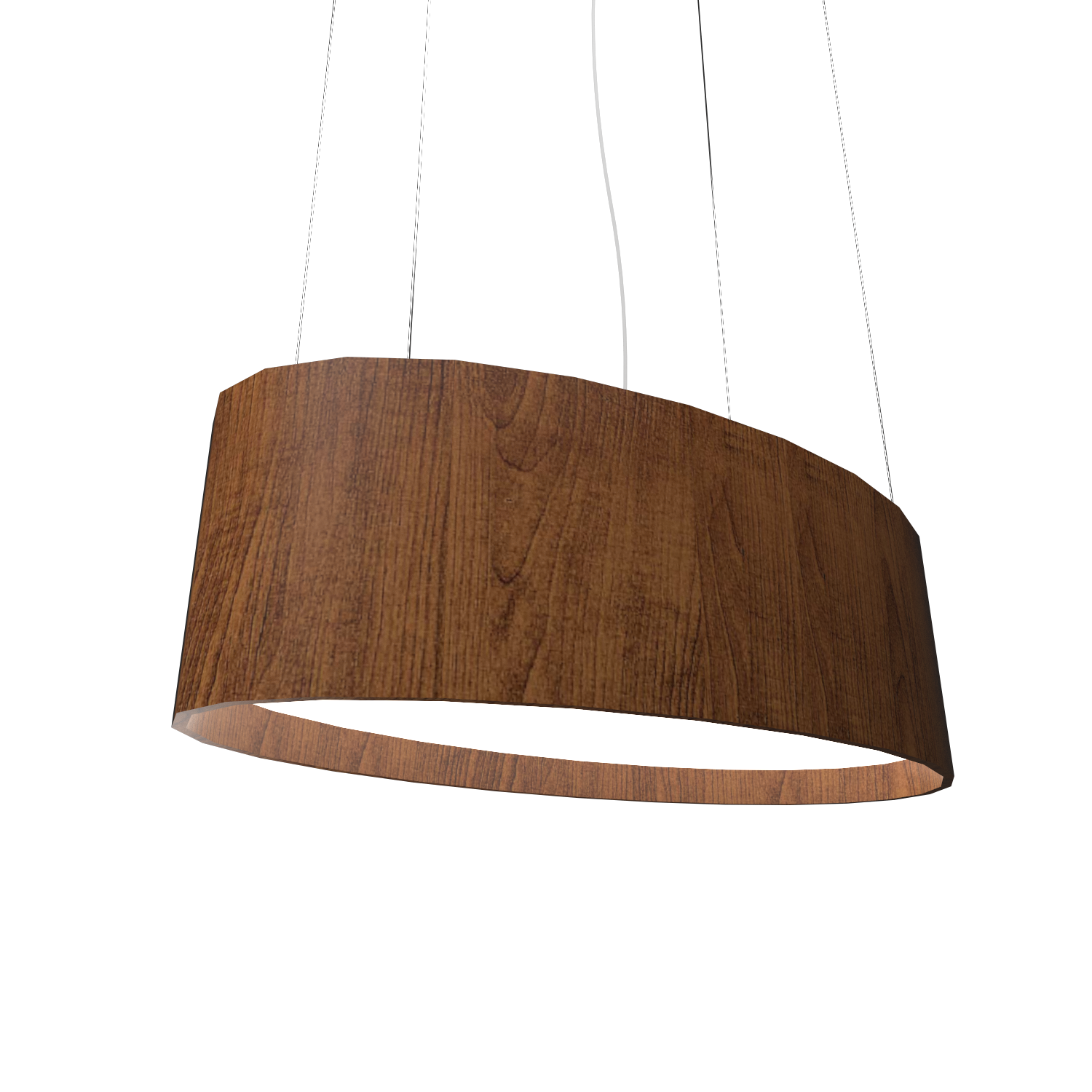 9.84'' Contemporary Oval LED Accord Pendant Light