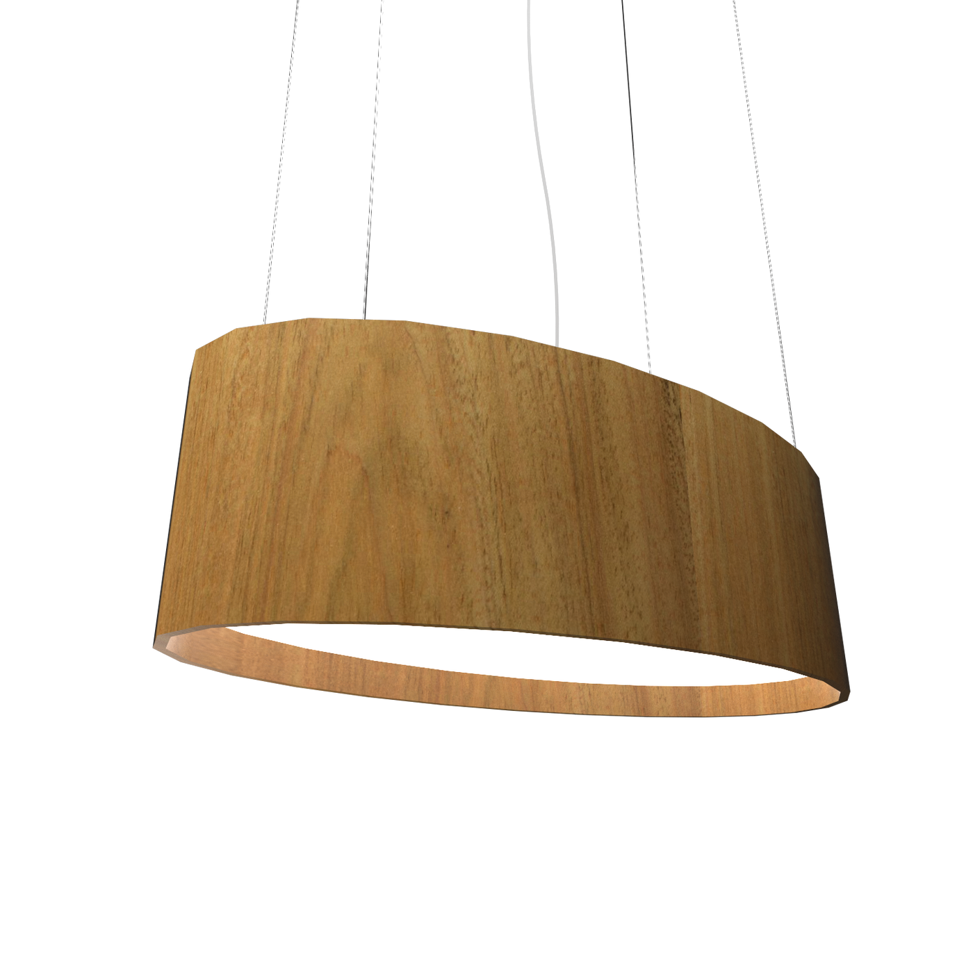 9.84'' Contemporary Oval LED Accord Pendant Light