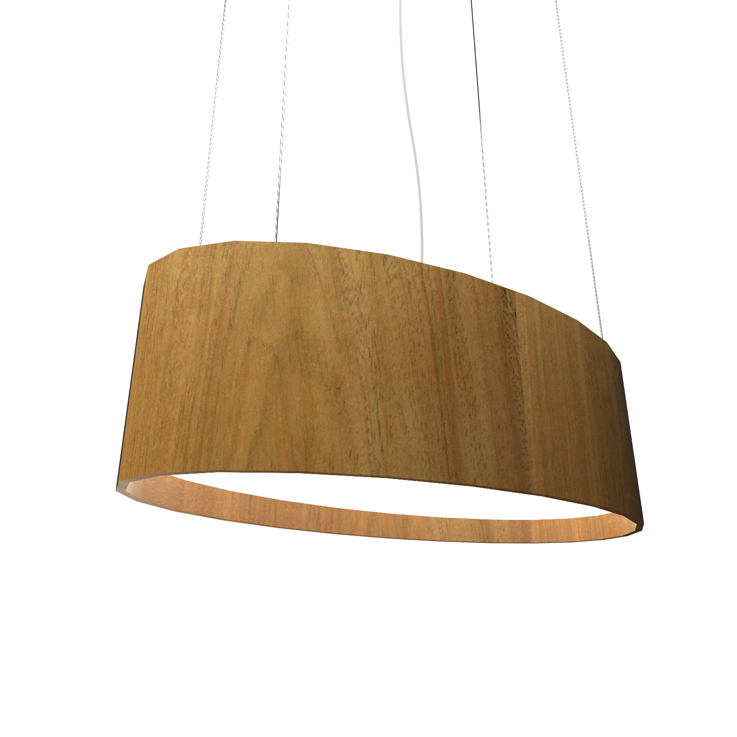 9.84'' Contemporary Oval LED Accord Pendant Light