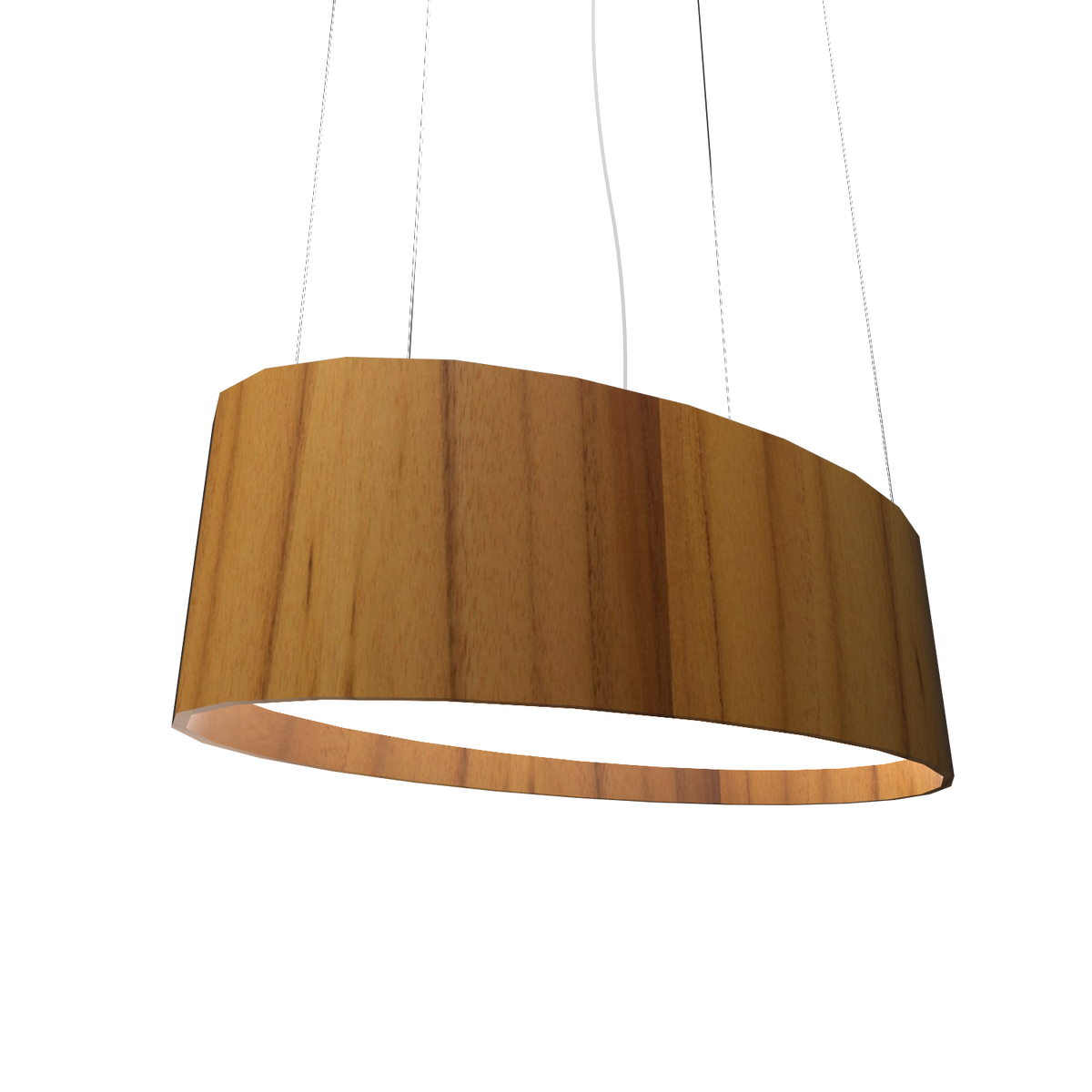 9.84'' Contemporary Oval LED Accord Pendant Light