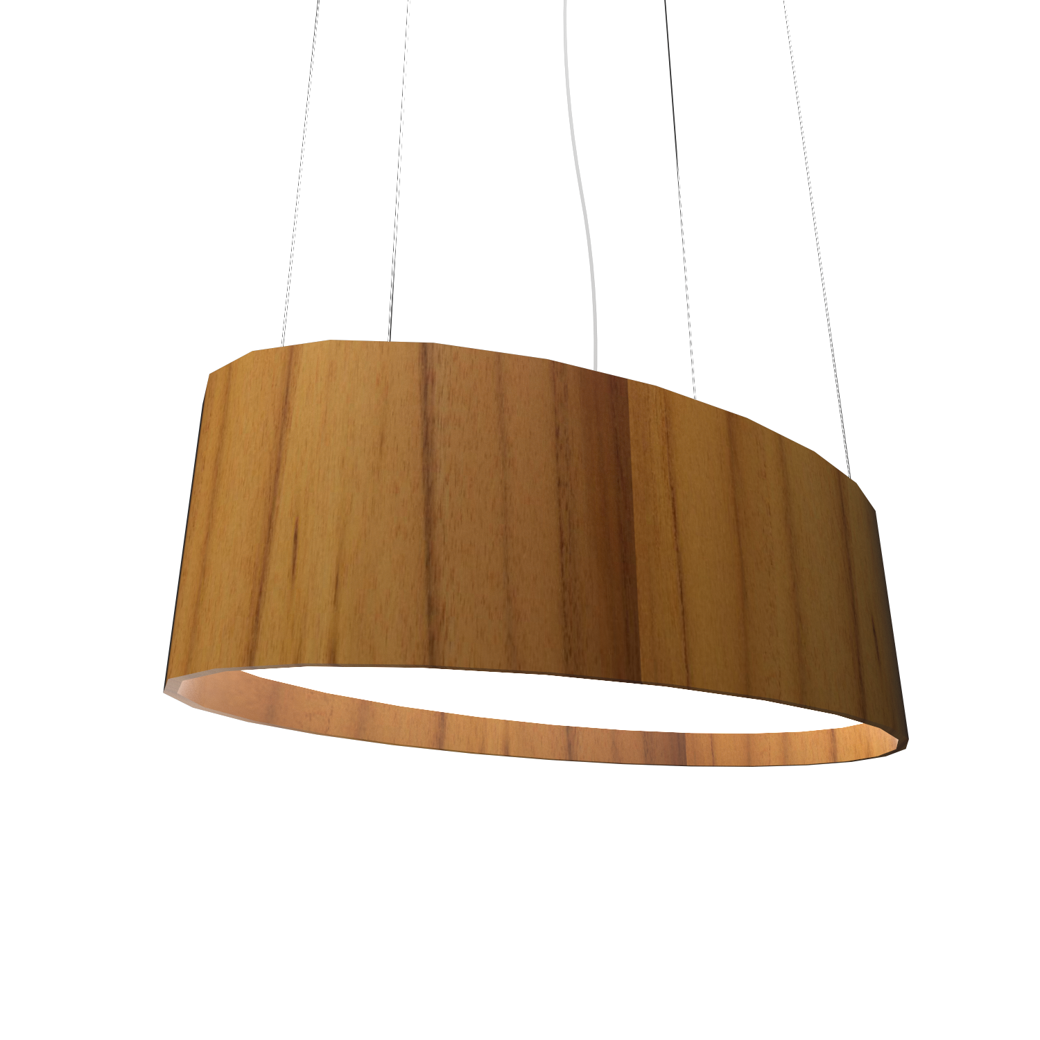 9.84'' Contemporary Oval LED Accord Pendant Light
