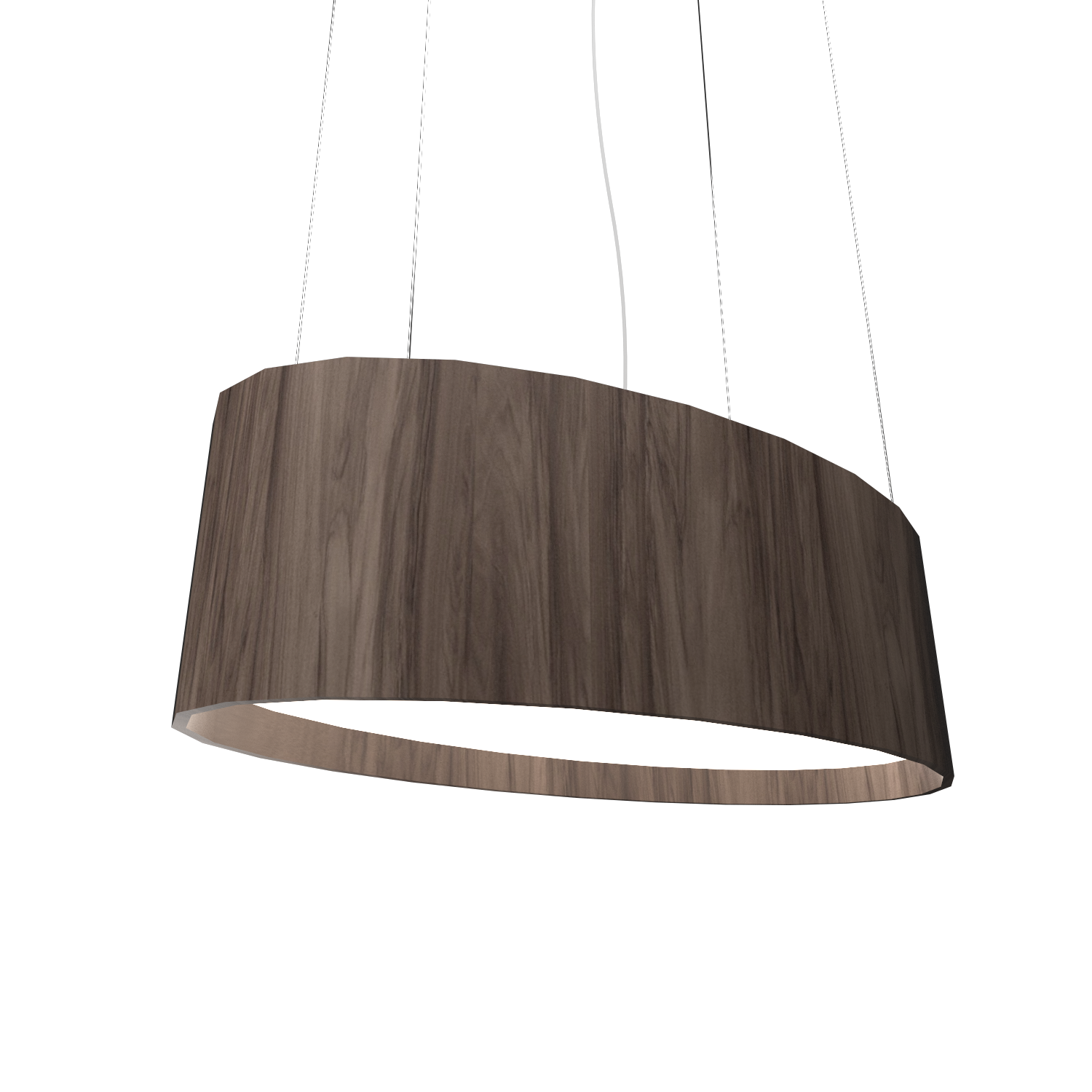 9.84'' Contemporary Oval LED Accord Pendant Light