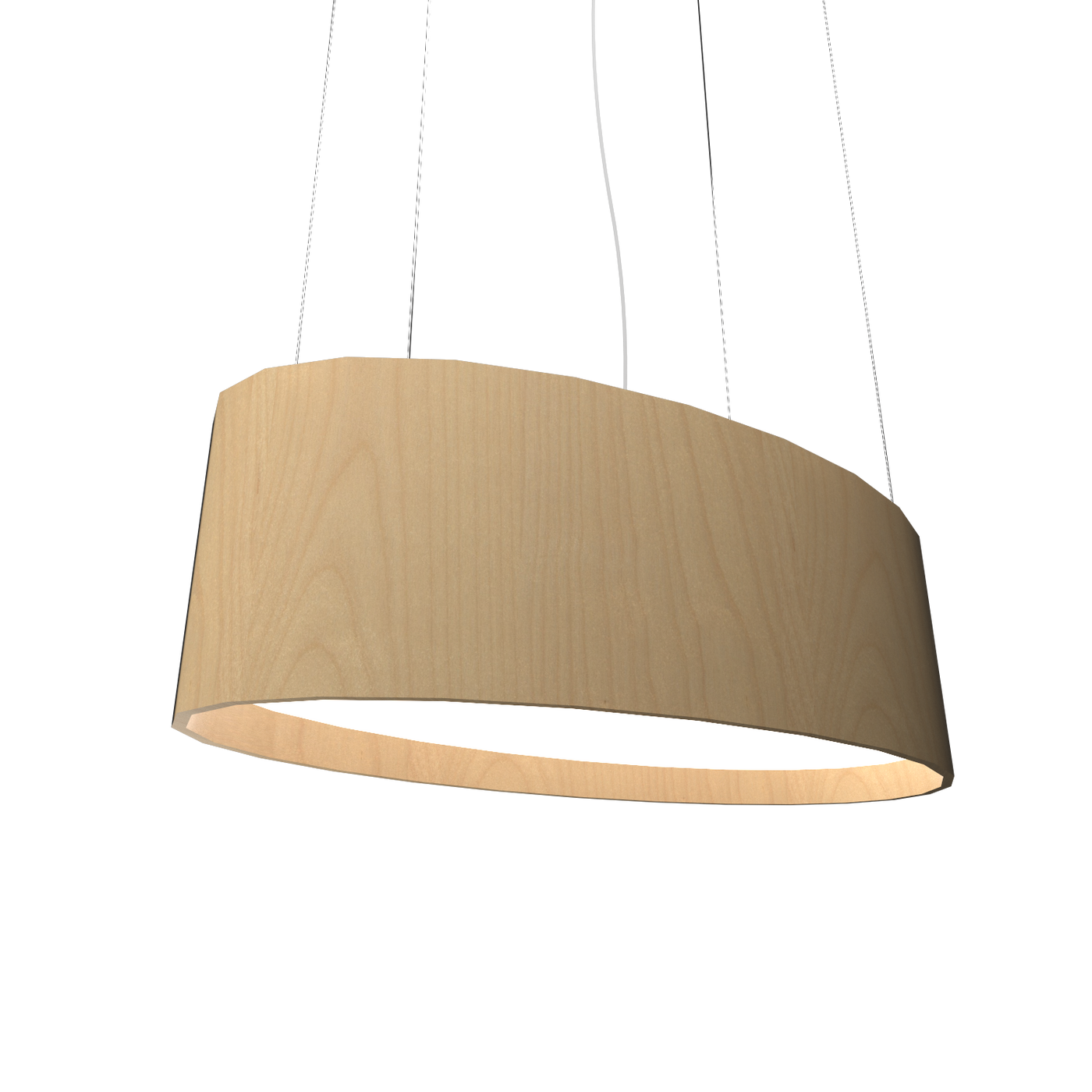 9.84'' Contemporary Oval LED Accord Pendant Light