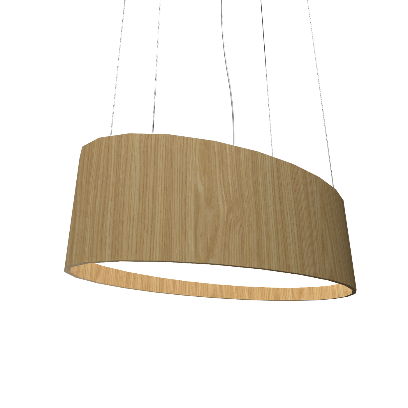 9.84'' Contemporary Oval LED Accord Pendant Light