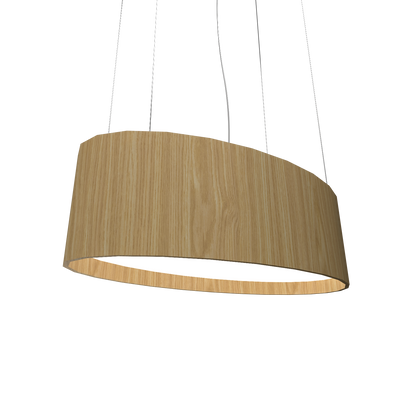9.84'' Contemporary Oval LED Accord Pendant Light