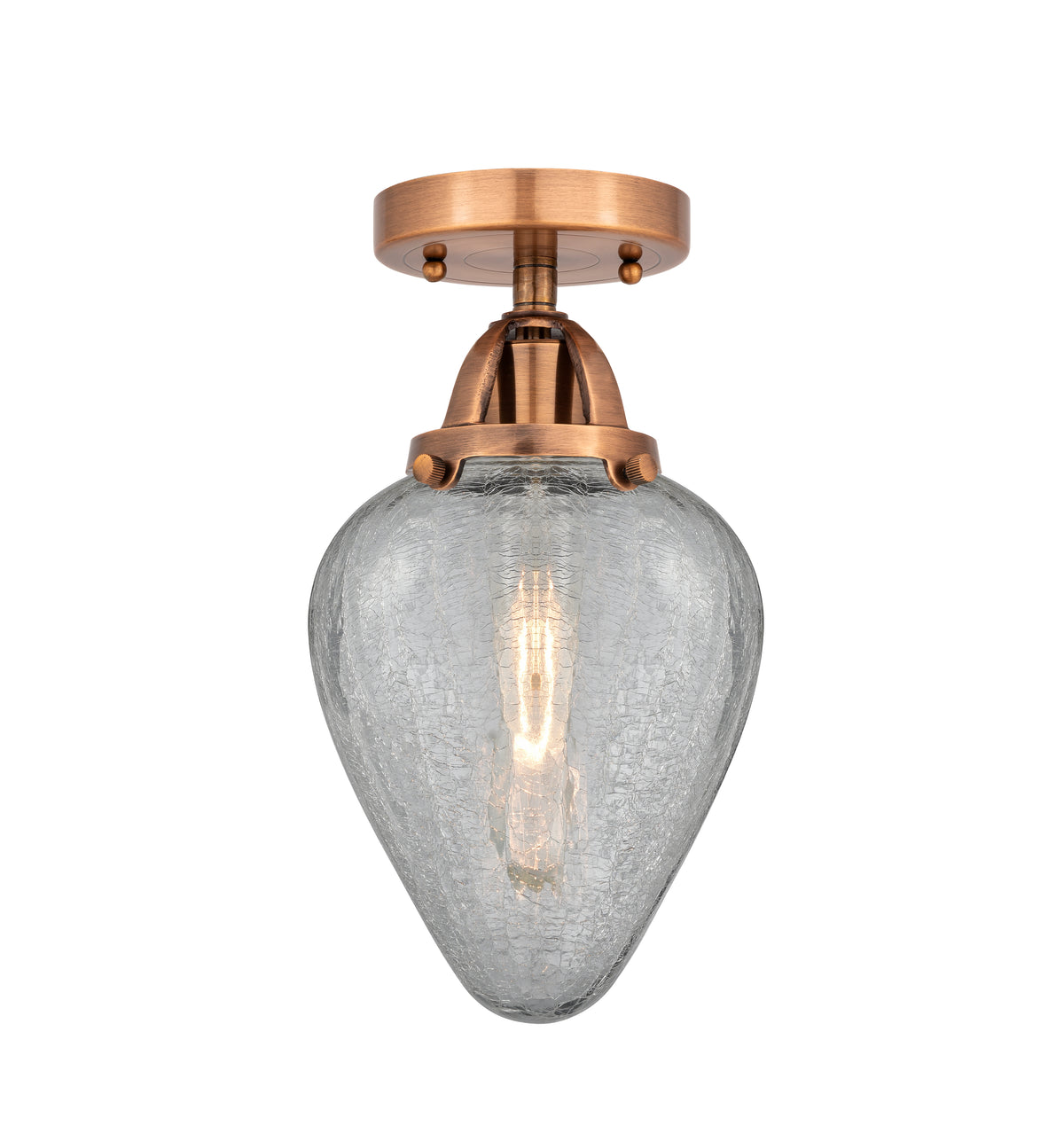 Geneseo 7-Inch 1-Light Semi-Flush Mount 12.25-Inch High