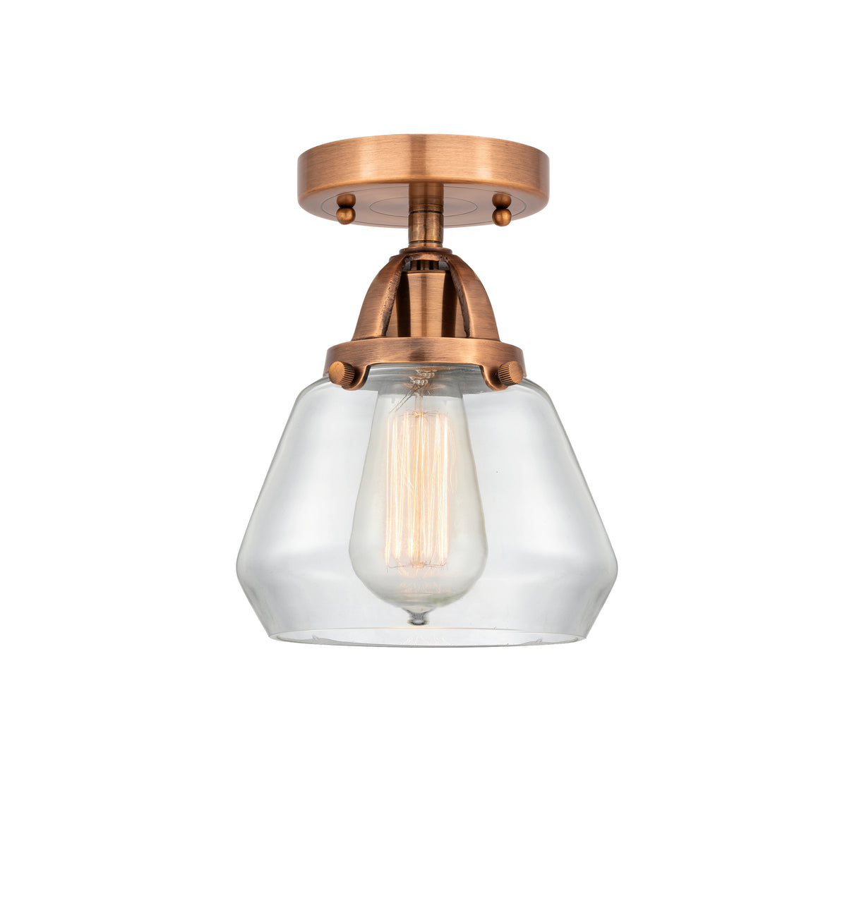 Fulton 7-Inch 1-Light Semi-Flush Mount 8.75-Inch High