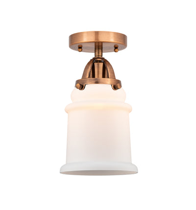 Nouveau Semi-Flush Mount Brushed Satin Nickel