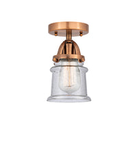 Nouveau Semi-Flush Mount Brushed Satin Nickel