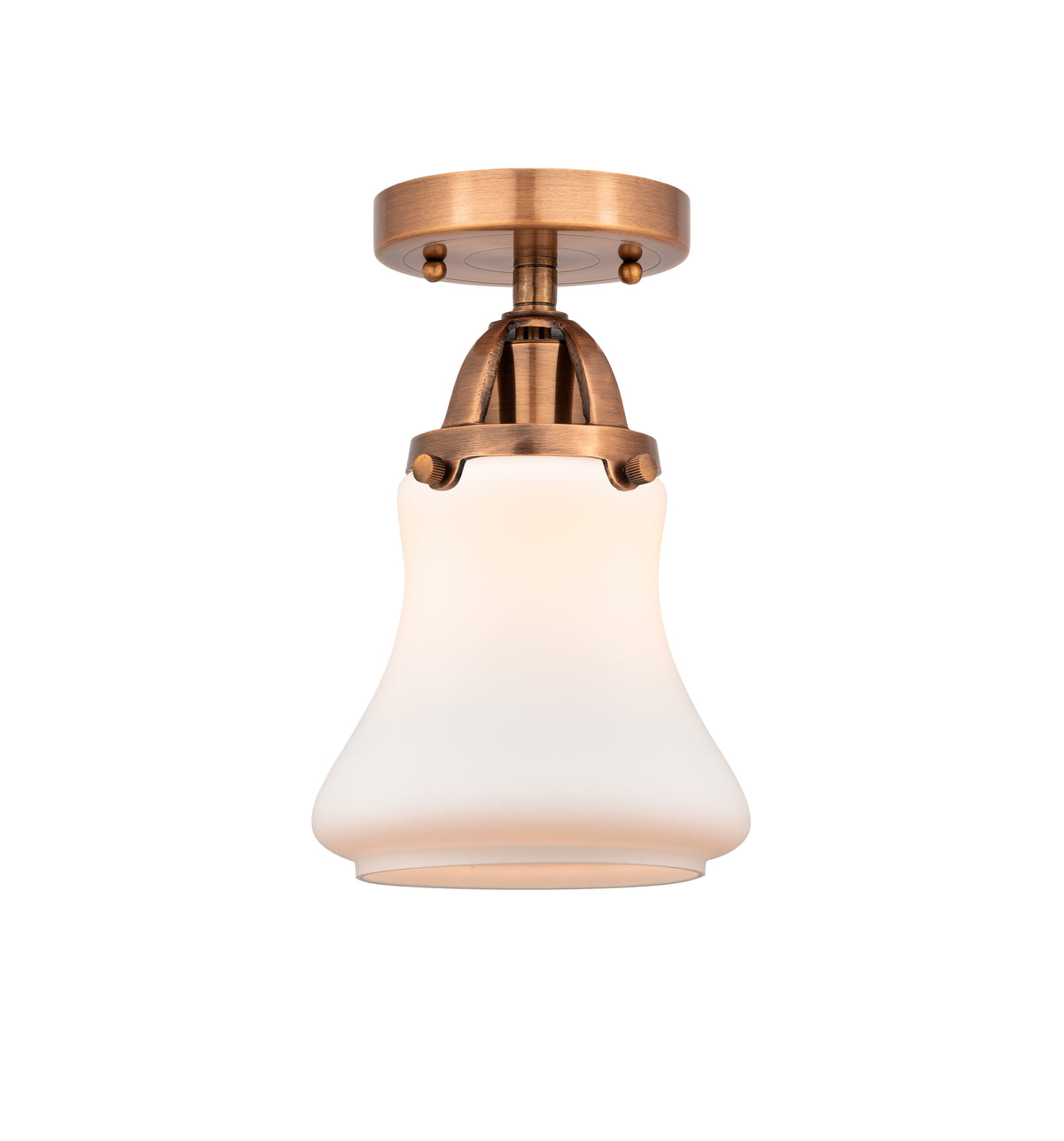 Bellmont 6-Inch 1-Light Semi-Flush Mount with LED Bulb 9.75-Inch High