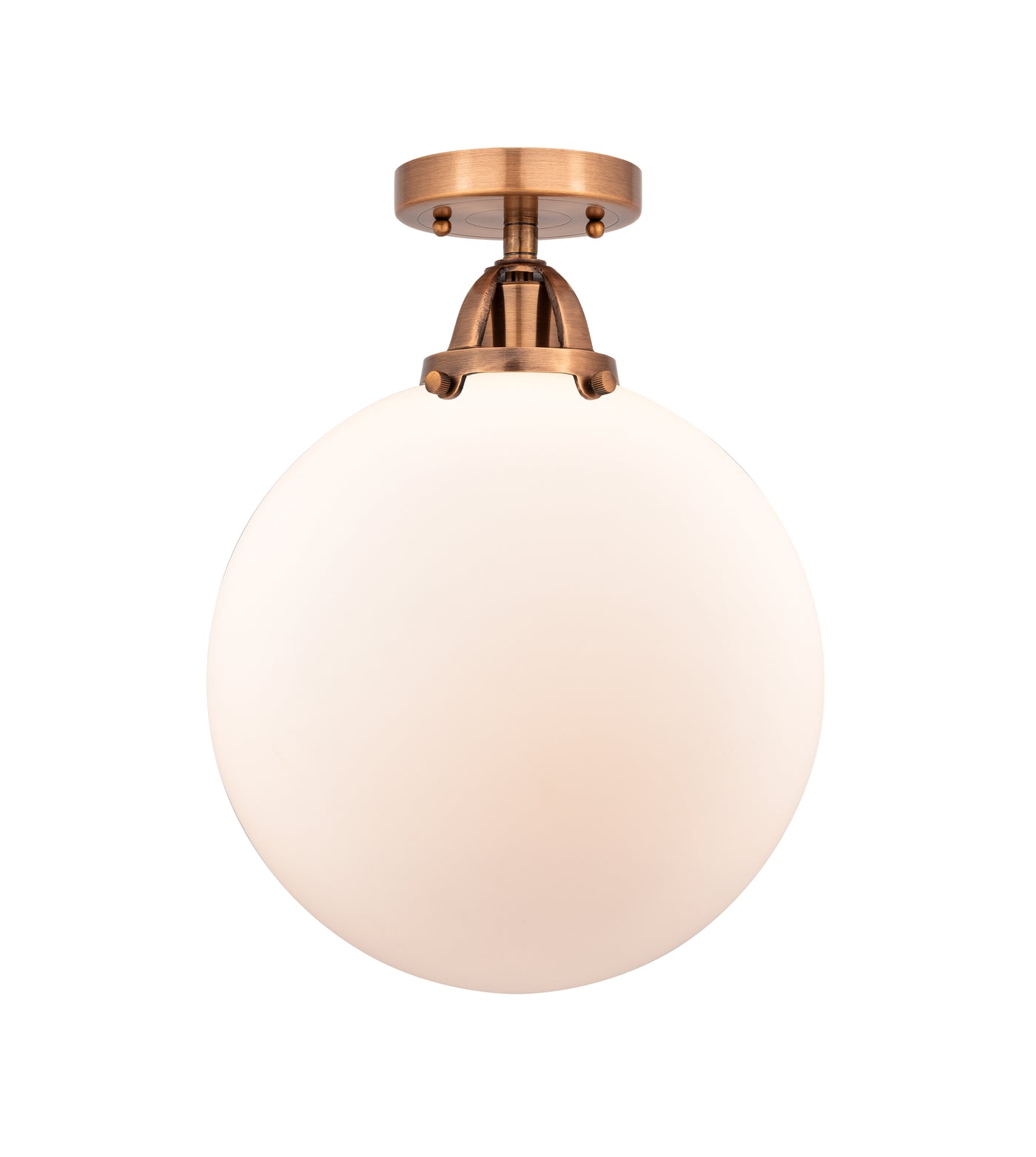 Nouveau Semi-Flush Mount Brushed Nickel
