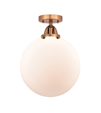 Nouveau Semi-Flush Mount Brushed Nickel