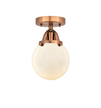 Nouveau Semi-Flush Mount Brushed Nickel