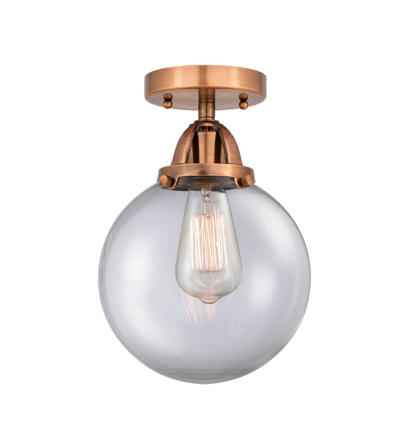 Nouveau Semi-Flush Mount Brushed Nickel