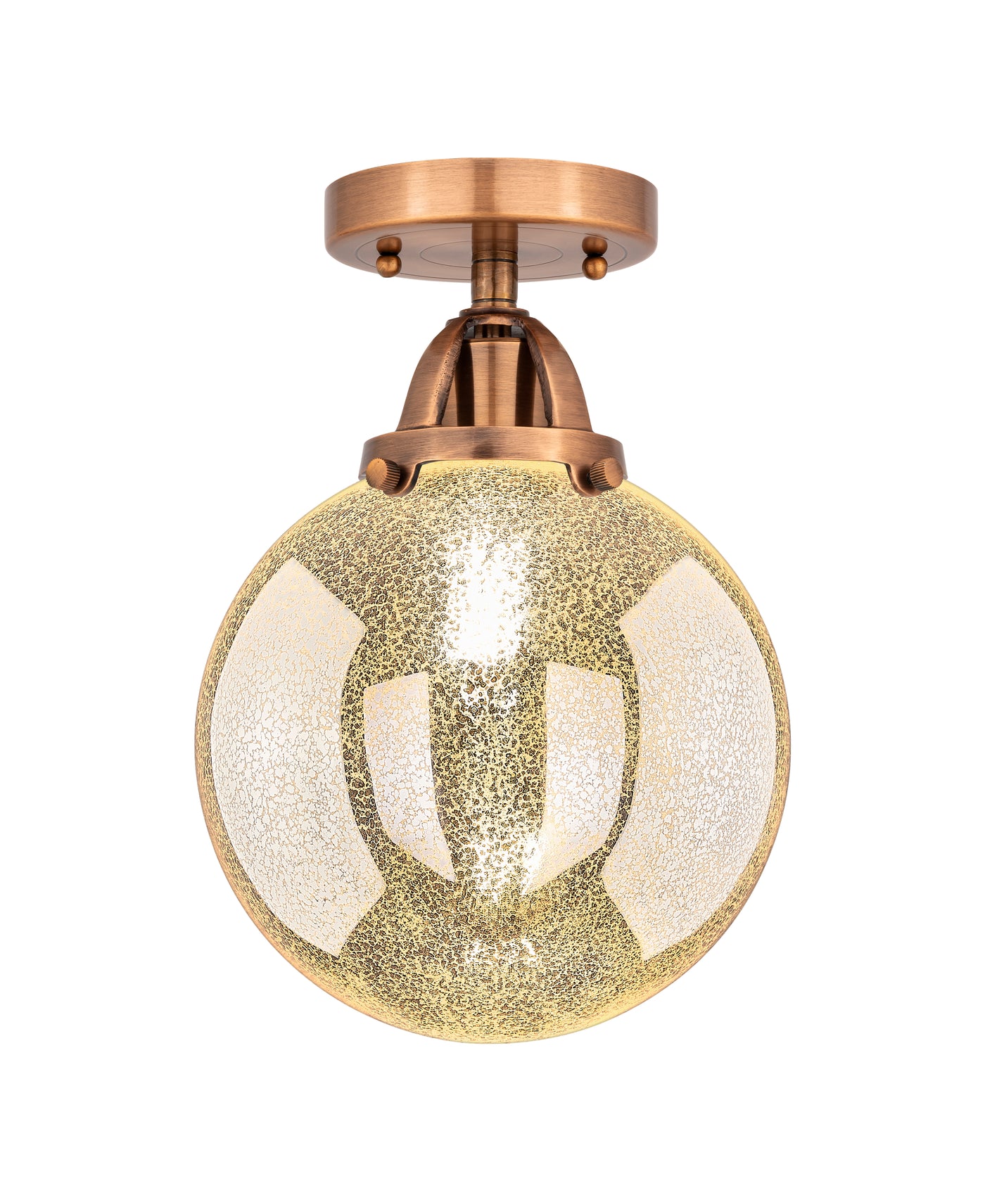 Nouveau Semi-Flush Mount Brushed Nickel