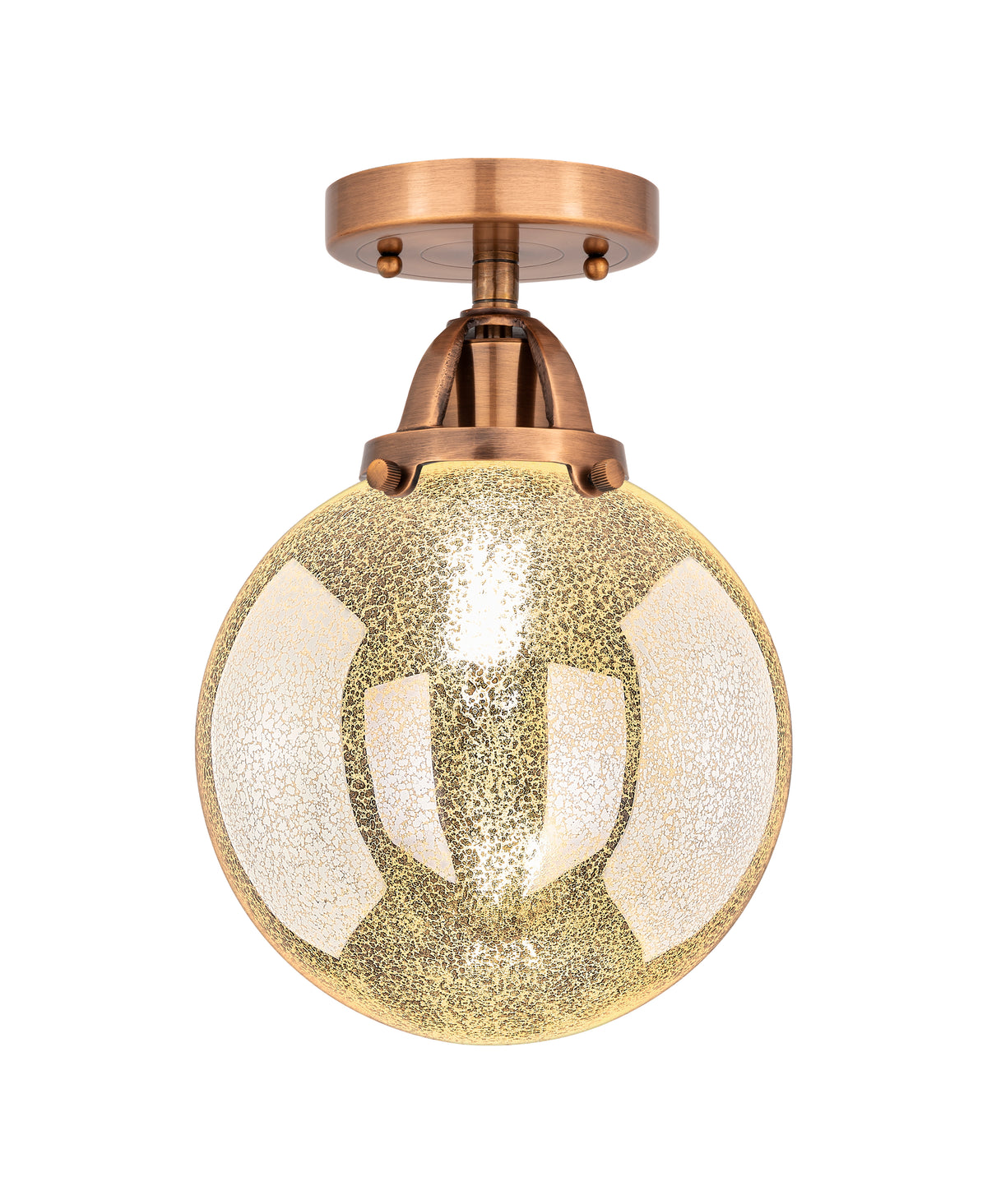 Beacon 8-Inch 1-Light Semi-Flush Mount 11.25-Inch High