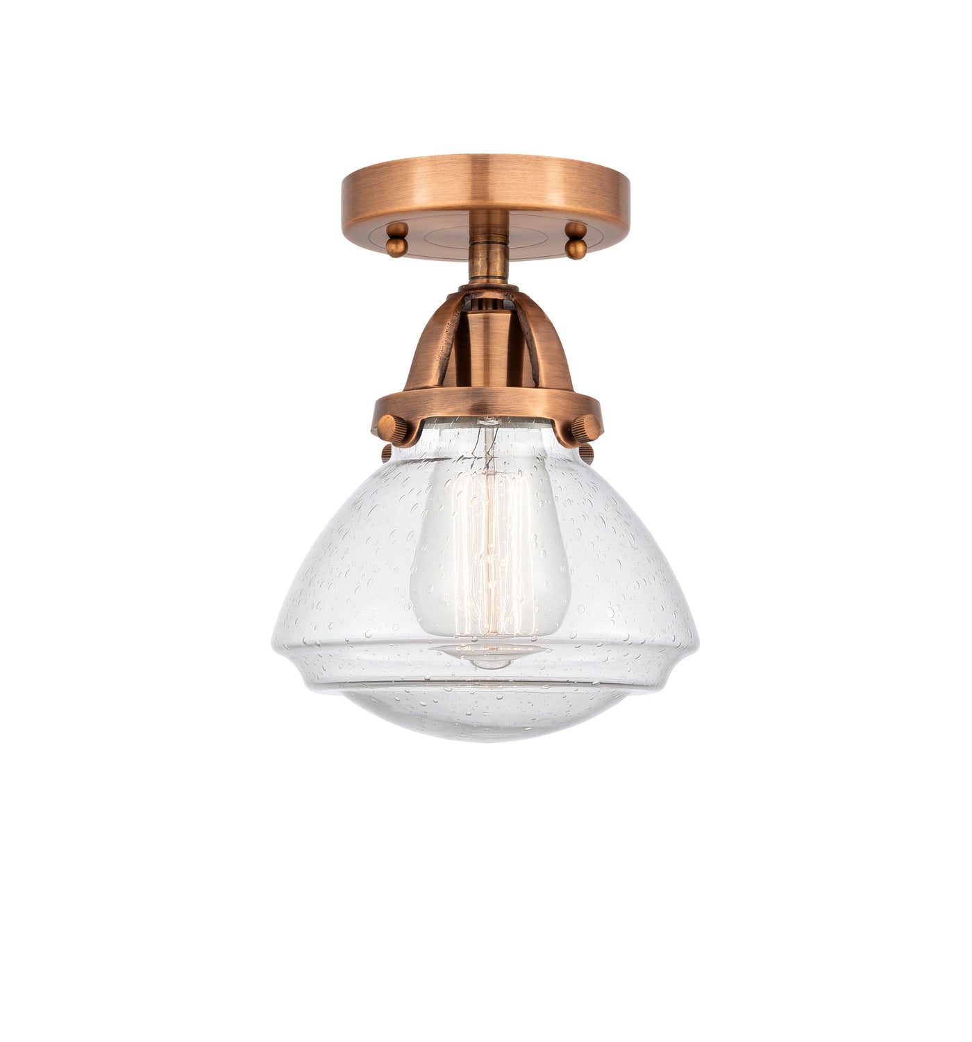Nouveau Semi-Flush Mount Brushed Nickel