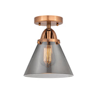 Nouveau Semi-Flush Mount Brushed Nickel