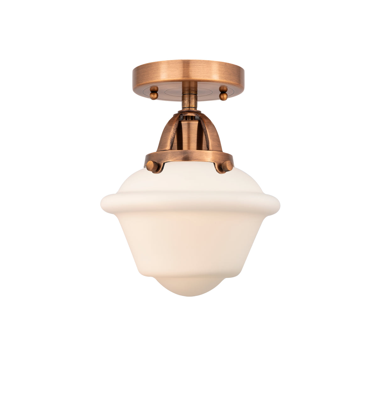 Oxford 8-Inch 1-Light Semi-Flush Mount 9.25-Inch High