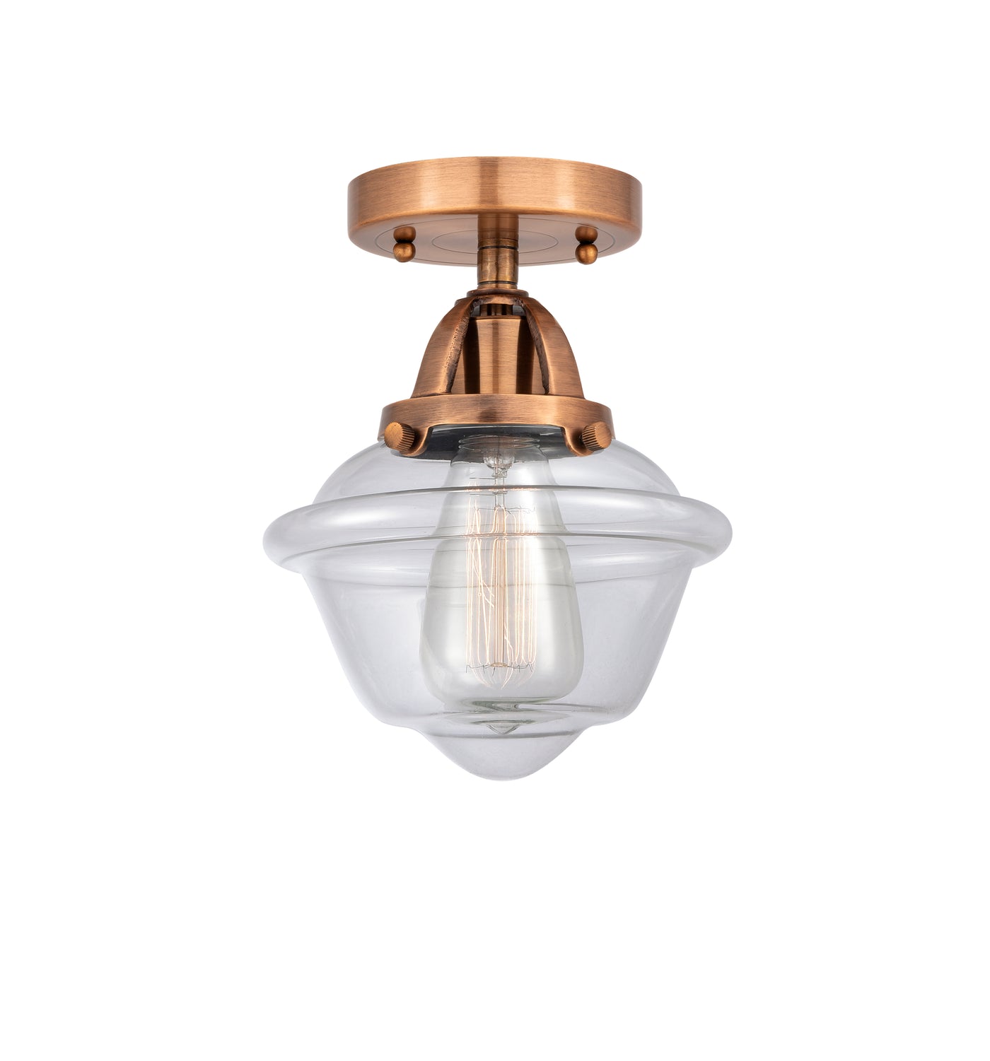Nouveau Semi-Flush Mount Brushed Nickel