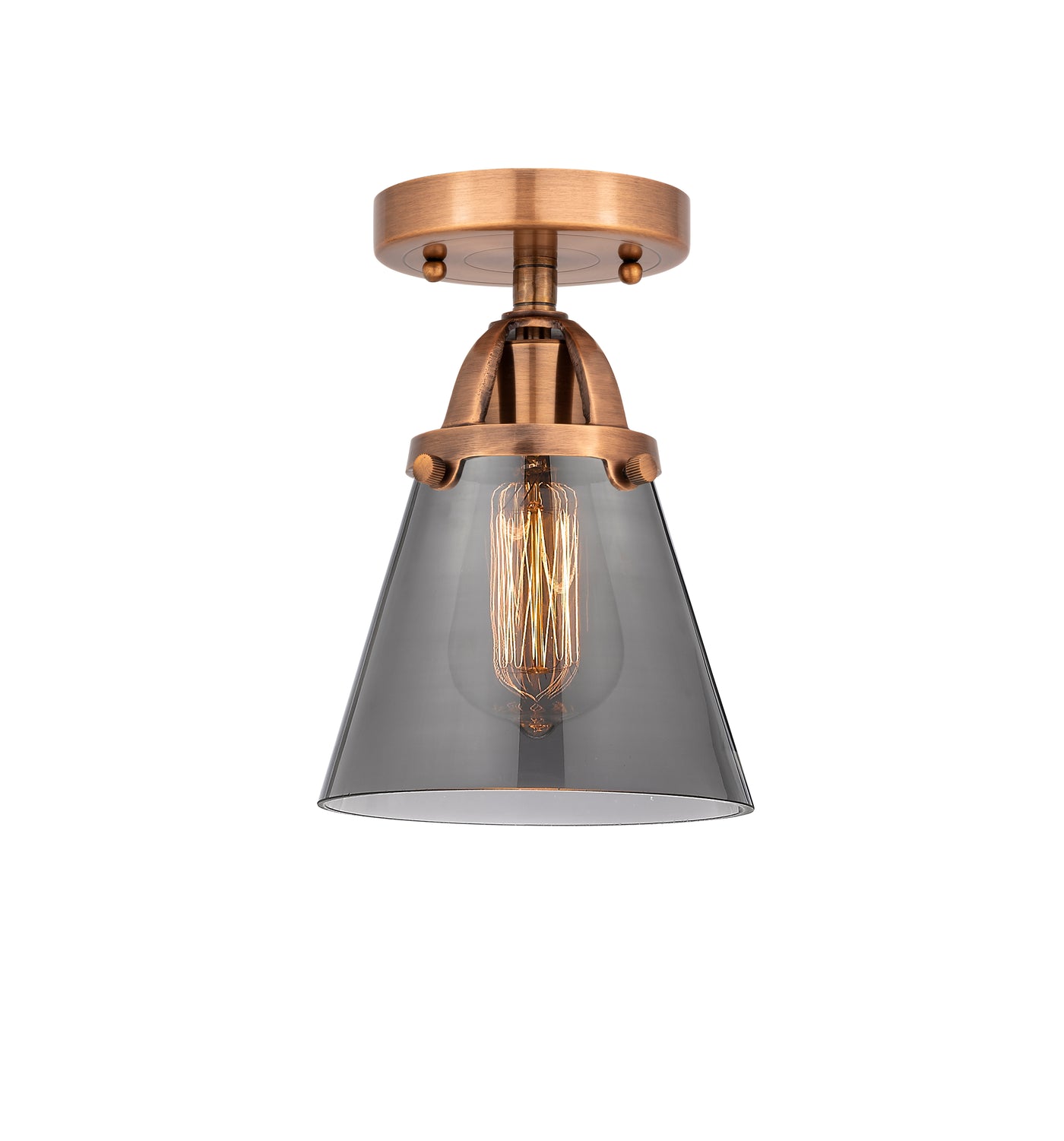 Nouveau Semi-Flush Mount Brushed Nickel