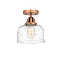 Nouveau Semi-Flush Mount Cast Brass