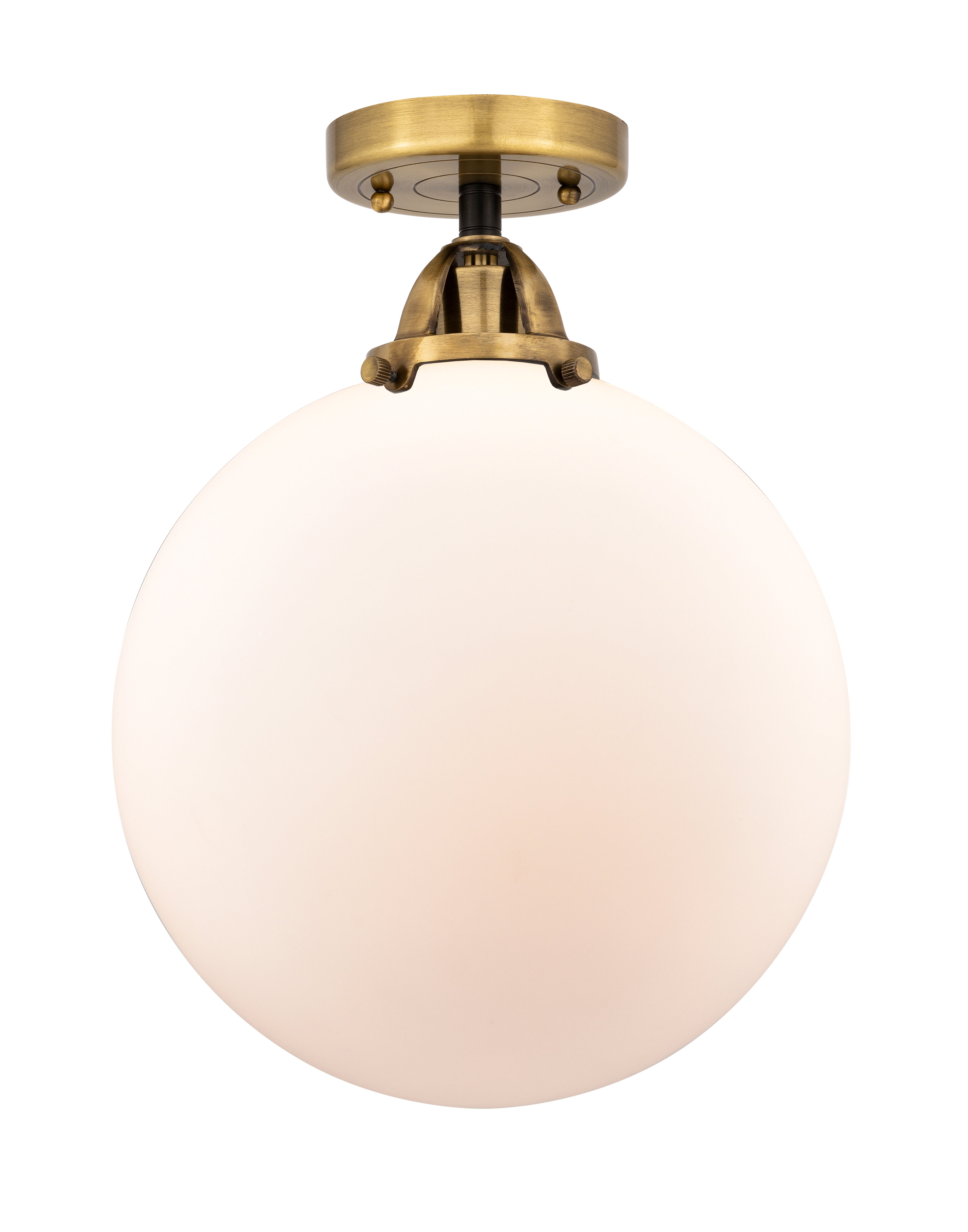 Nouveau Semi-Flush Mount Brushed Nickel