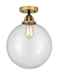Nouveau Semi-Flush Mount Brushed Satin Nickel