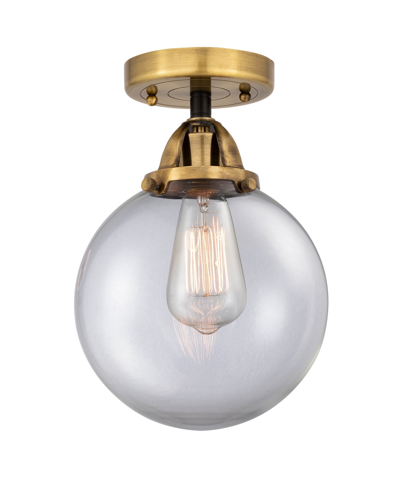 Nouveau Semi-Flush Mount Brushed Nickel