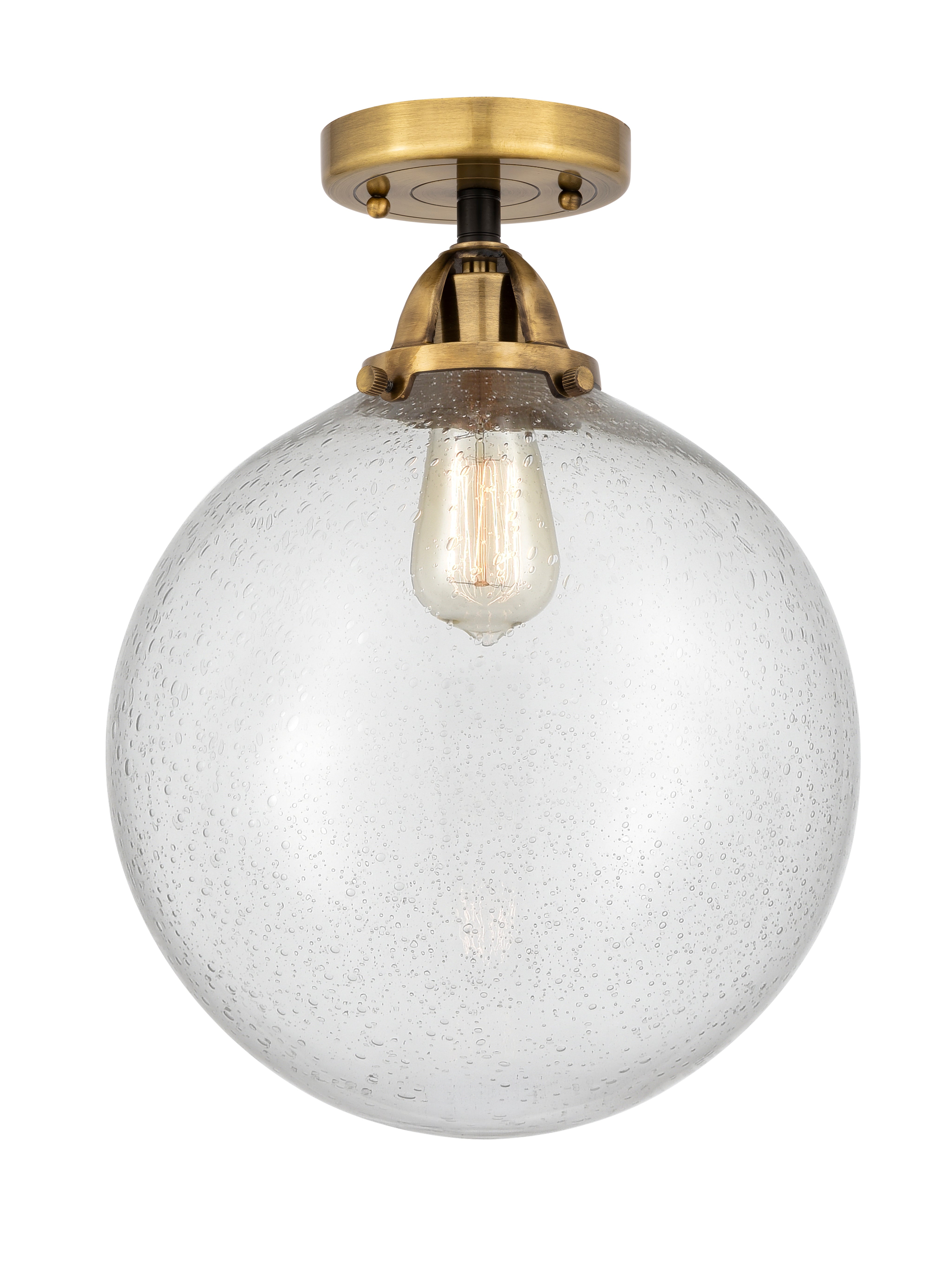 Nouveau Semi-Flush Mount Brushed Nickel