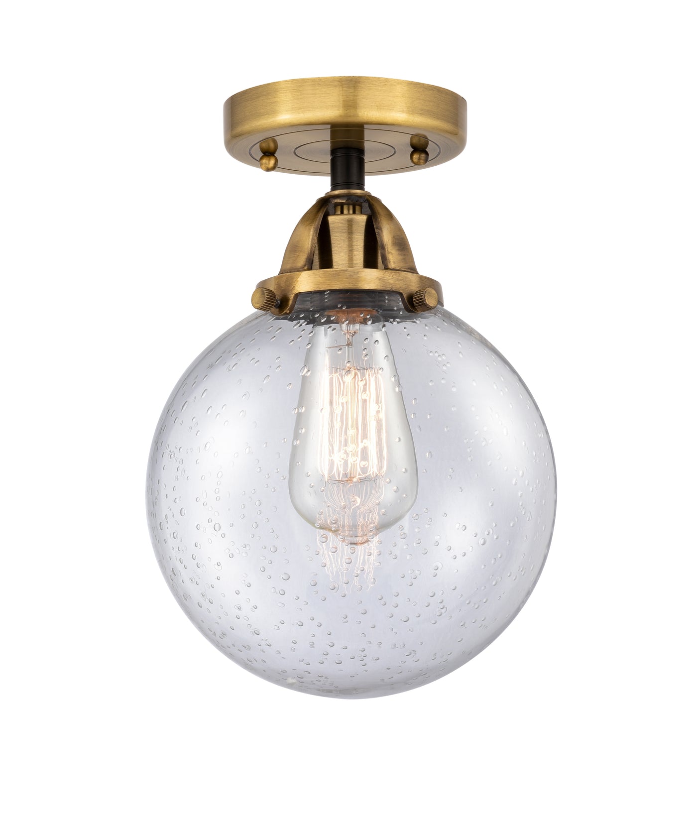 Nouveau Semi-Flush Mount Brushed Nickel