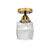 Nouveau Semi-Flush Mount 2 Lights Nickel