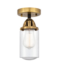Nouveau Semi-Flush Mount Brushed Satin Nickel