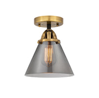 Nouveau Semi-Flush Mount Brushed Nickel