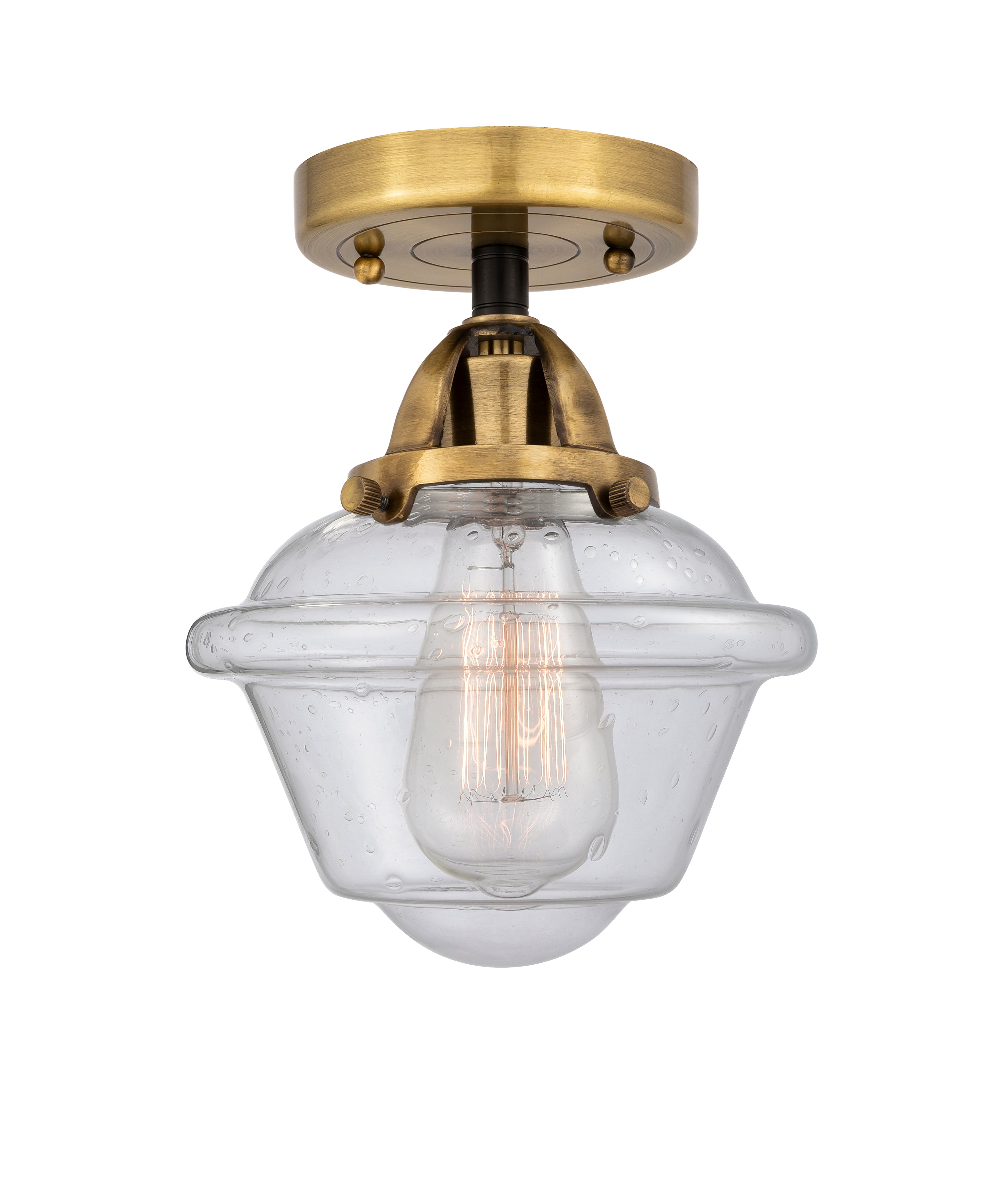 Nouveau Semi-Flush Mount Brushed Nickel