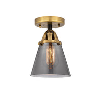 Nouveau Semi-Flush Mount Brushed Nickel