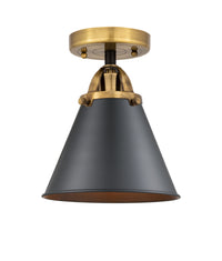 Nouveau Semi-Flush Mount 2 Light Satin Nickel