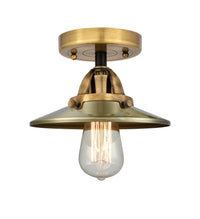 Nouveau Semi-Flush Mount 2 Cast Brass