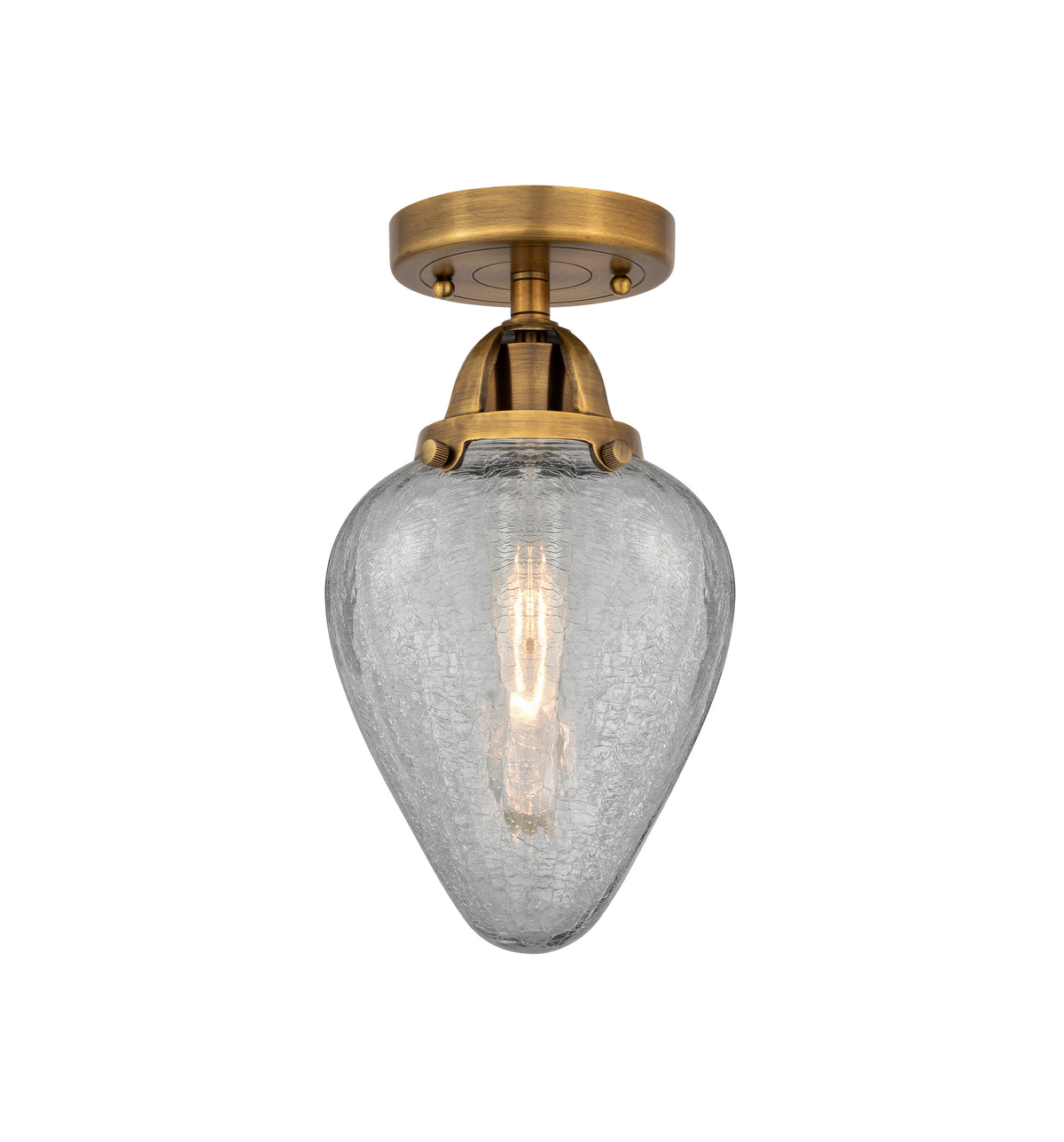 Geneseo 7-Inch 1-Light Semi-Flush Mount 12.25-Inch High