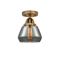 Nouveau Semi-Flush Mount Brushed Satin Nickel