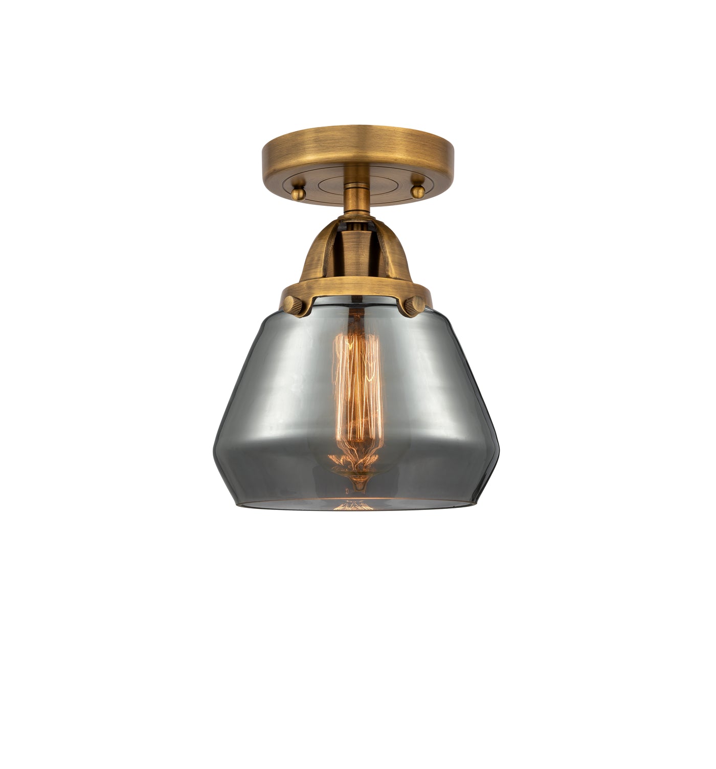 Nouveau Semi-Flush Mount Brushed Nickel