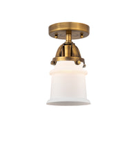 Nouveau Semi-Flush Mount Brushed Satin Nickel