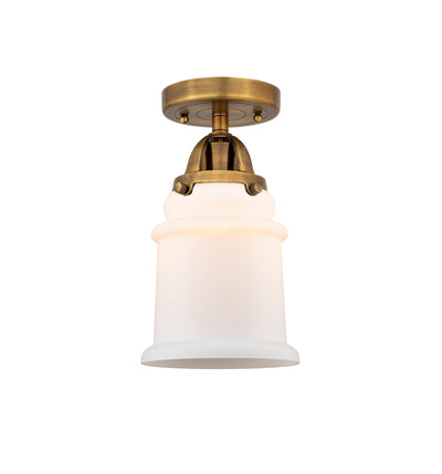 Nouveau Semi-Flush Mount Brushed Satin Nickel