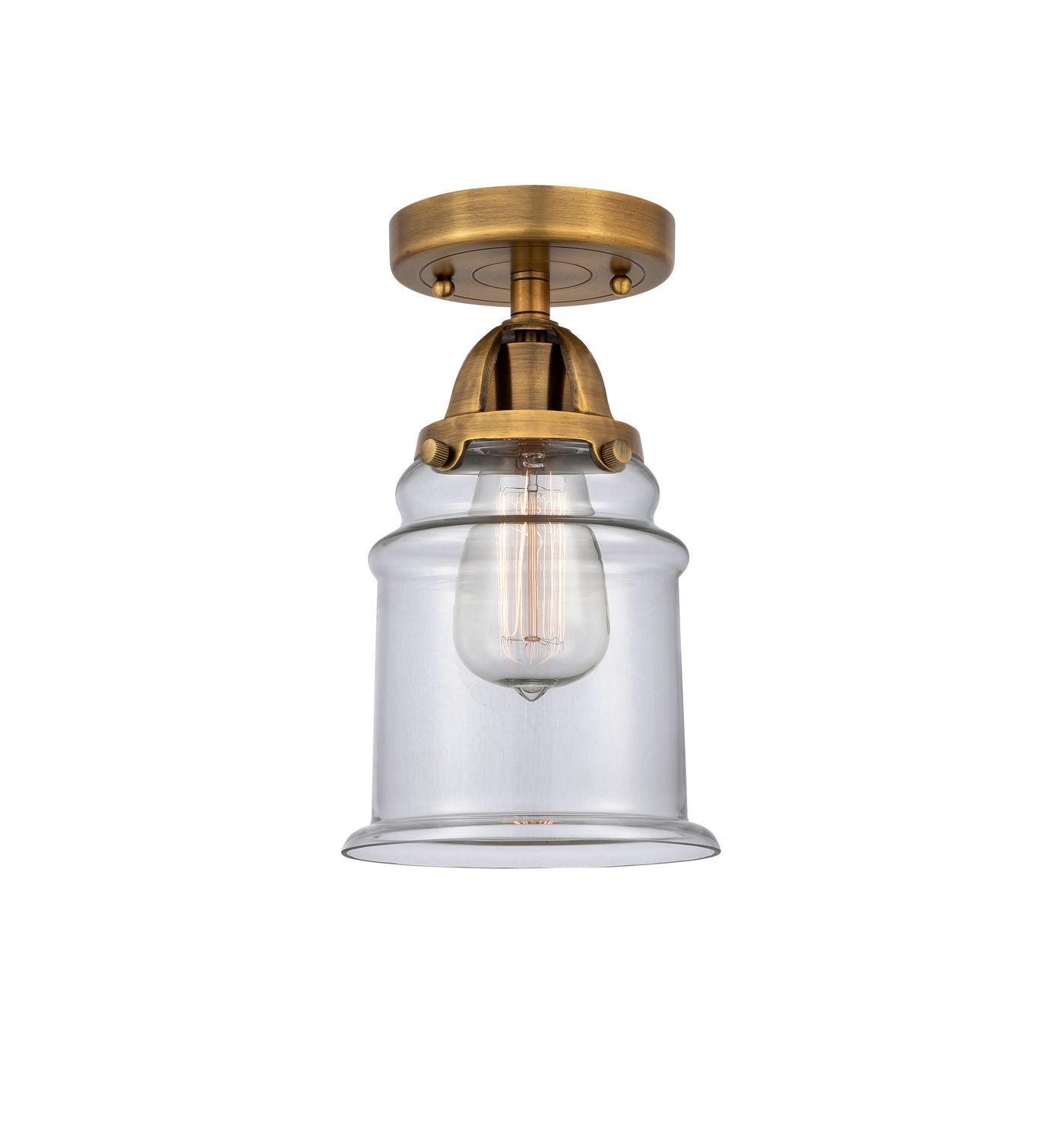 Nouveau Semi-Flush Mount Brushed Nickel